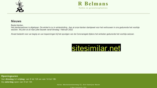 rbelmans.be alternative sites