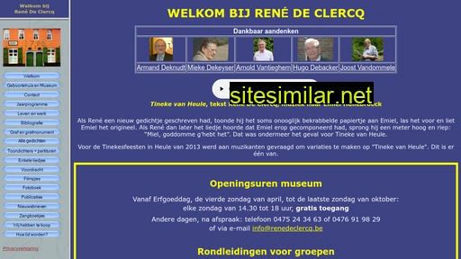 rene-de-clercq.be alternative sites