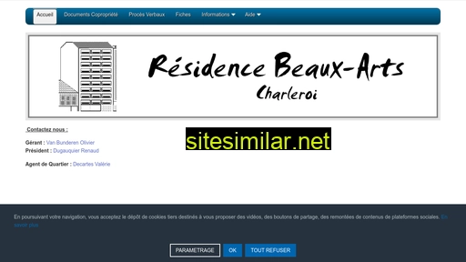 residencebxarts.be alternative sites