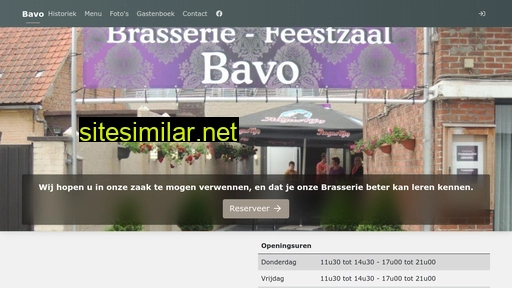 restaurant-feestzaal-bavo.be alternative sites
