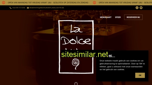 restaurant-ladolcevita.be alternative sites
