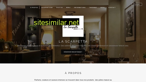 restaurant-scarpetta.be alternative sites