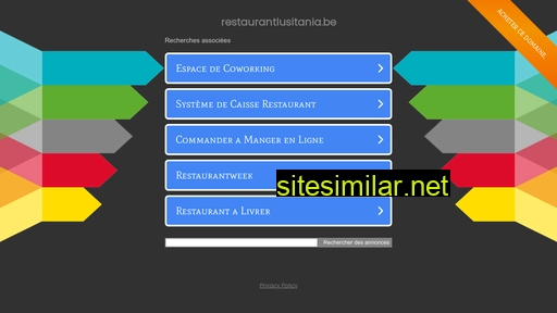 restaurantlusitania.be alternative sites