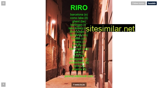 riro.be alternative sites