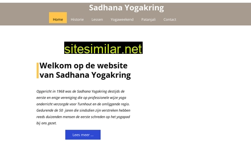 sadhanayoga.be alternative sites