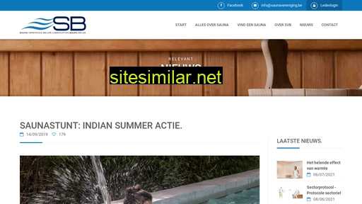 saunavereniging.be alternative sites