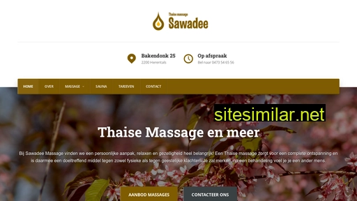 sawadeemassage.be alternative sites