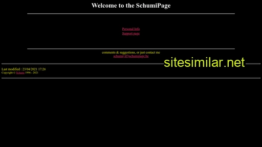 schumipage.be alternative sites