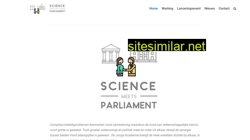 sciencemeetsparliament.be alternative sites