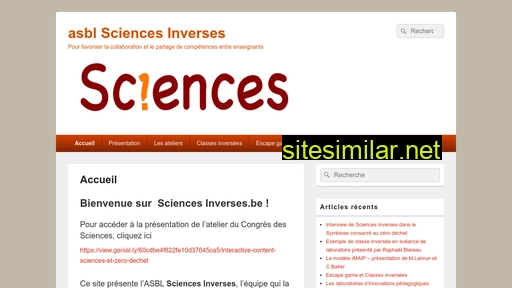 sciencesinverses.be alternative sites