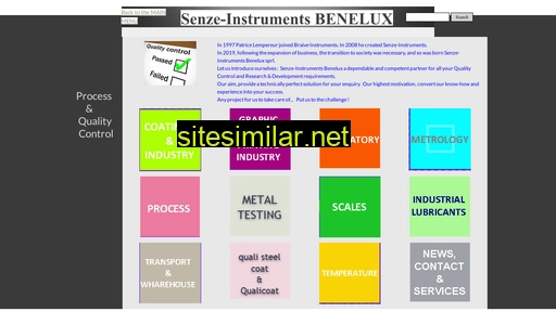 senze-instruments.be alternative sites