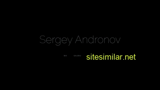Sergeyandronov similar sites