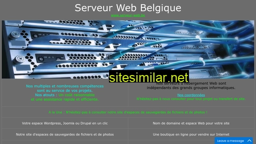 serveur-web.be alternative sites