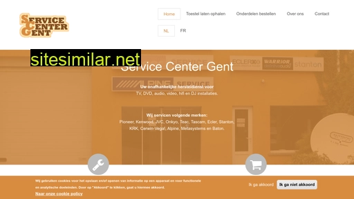 servicecentergent.be alternative sites