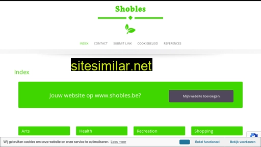 shobles.be alternative sites