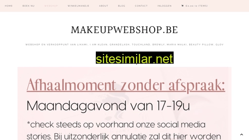 shop.makeupbrowsandmore.be alternative sites