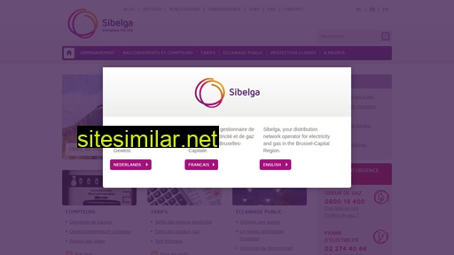 sibelga.be alternative sites