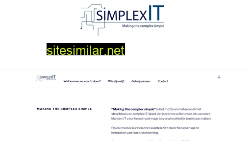 Simplexit similar sites