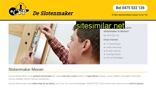 slotenmaker-menen.be alternative sites