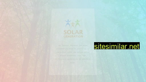 solar-generation.be alternative sites