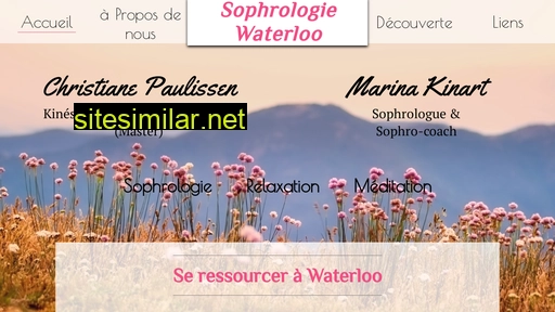 sophrologie-waterloo.be alternative sites