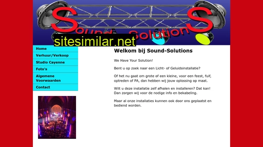sound-solutions.be alternative sites