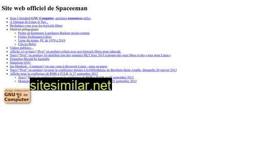 spaceeman.be alternative sites