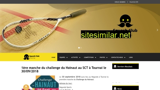squashclubtournai.be alternative sites