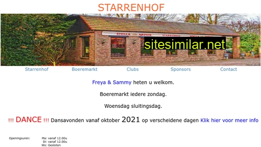 starrenhof.be alternative sites