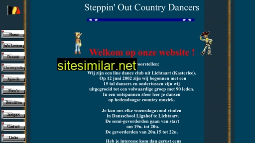 steppinout-cd.be alternative sites