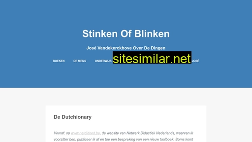 stinkenofblinken.be alternative sites