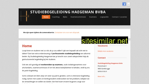 studiebegeleiding-haegeman.be alternative sites