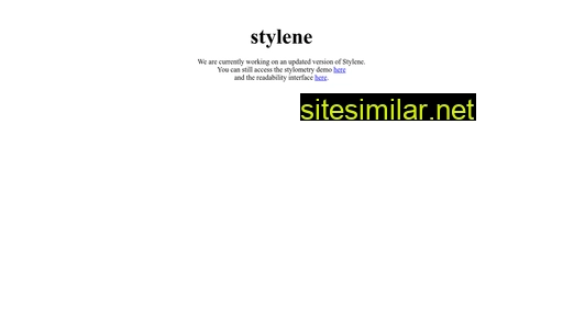 stylene.be alternative sites