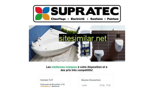 supratec.be alternative sites