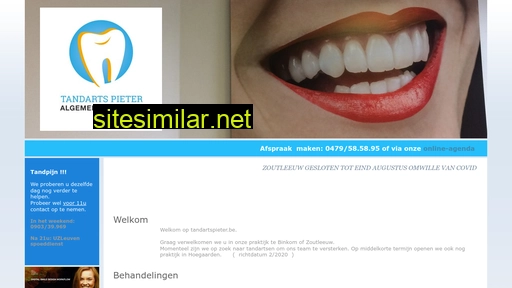 tandartspieter.be alternative sites