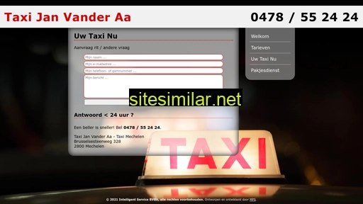 taxi-janvanderaa.be alternative sites