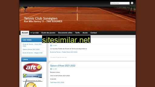 tennisclubsonegien.be alternative sites