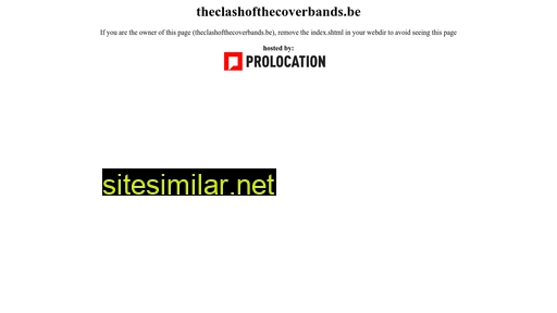 theclashofthecoverbands.be alternative sites