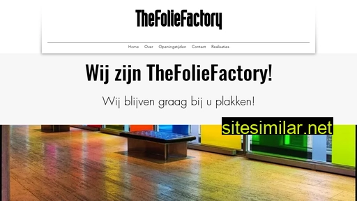 thefoliefactory.be alternative sites