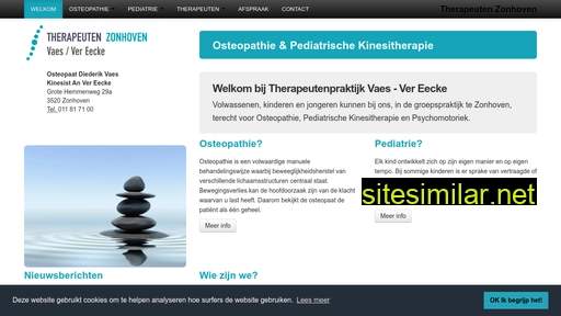 therapeutenzonhoven.be alternative sites
