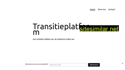transitieplatform.be alternative sites
