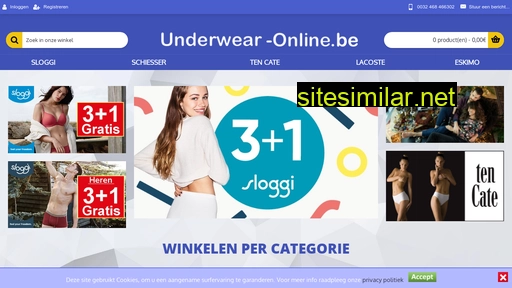 underwear-online.be alternative sites