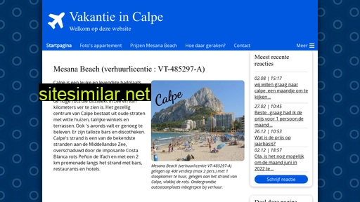vakantie-in-calpe.be alternative sites