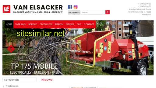 vanelsackerbvba.be alternative sites