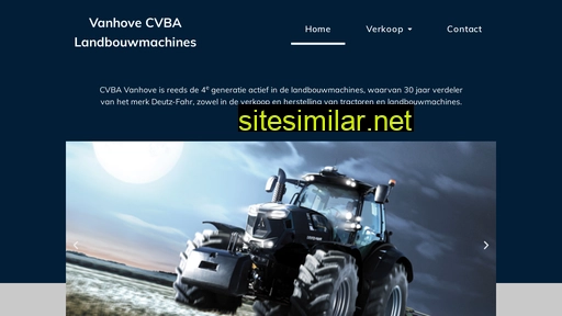 vanhovelandbouwmachines.be alternative sites