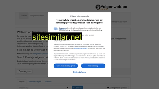 velgenweb.be alternative sites