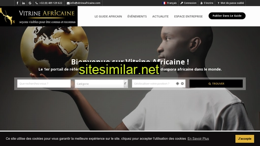 vitrineafricaine.be alternative sites