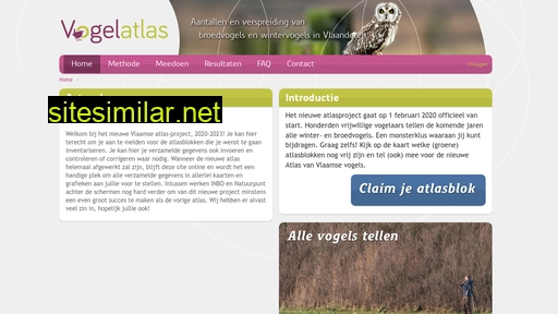 vogelatlas.be alternative sites