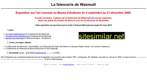 wasmuel.be alternative sites