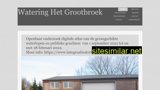 wateringgrootbroek.be alternative sites